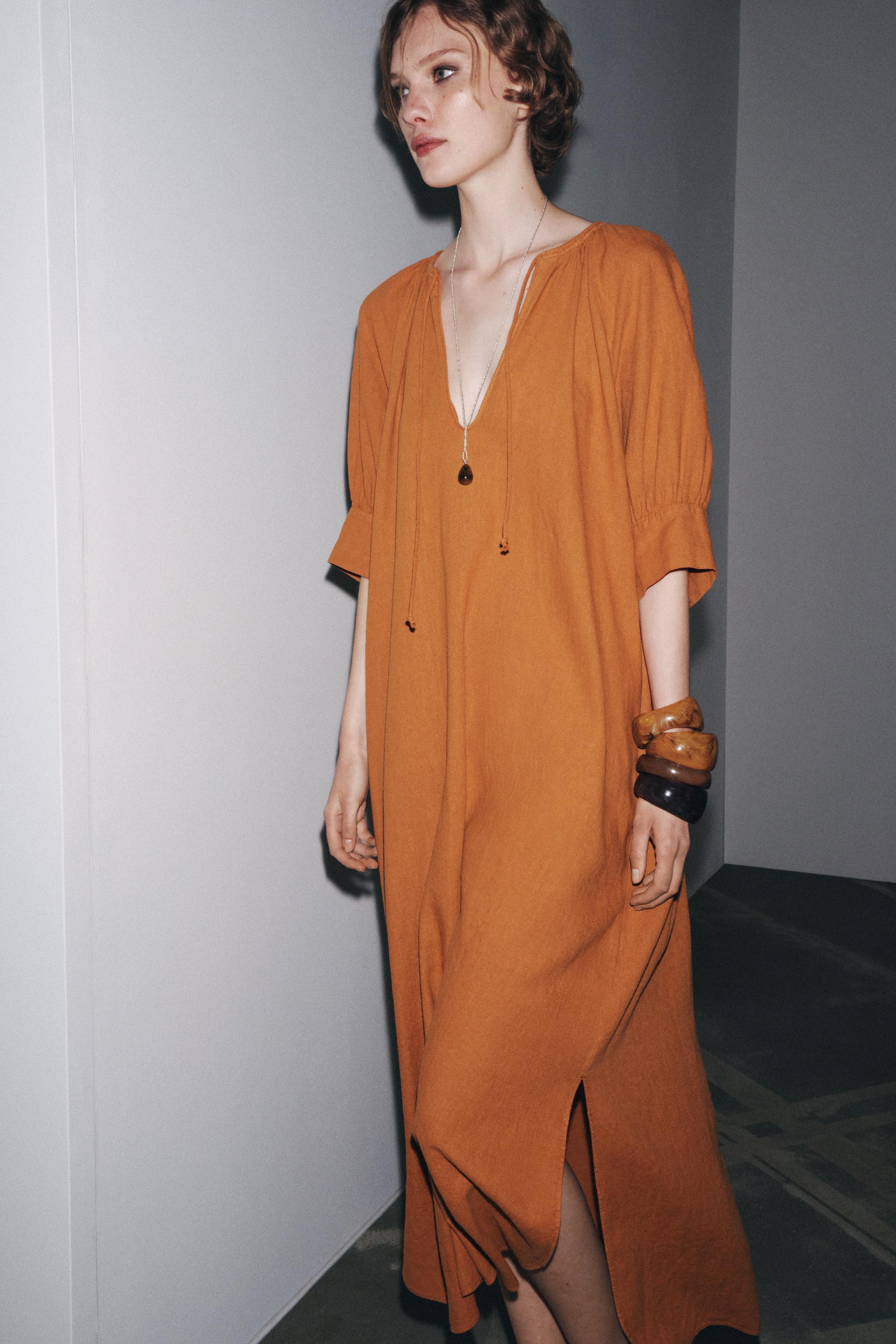 ROBE TUNIQUE AVEC LIN ZW COLLECTION