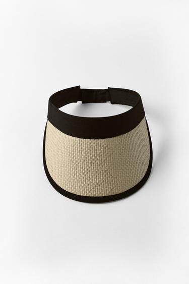 CONTRAST STRAP VISOR - Light beige by Zara