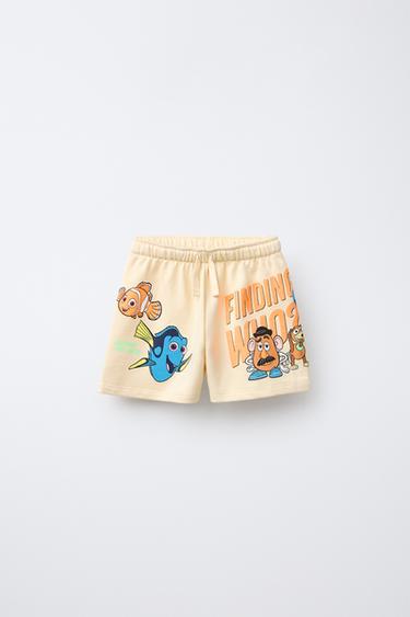 Zara © DISNEY CHARACTERS STRAIGHT PLUSH SHORTS - Vanilla
