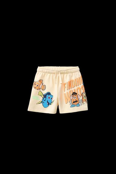 Zara © DISNEY CHARACTERS STRAIGHT PLUSH SHORTS - Vanilla - Image 0