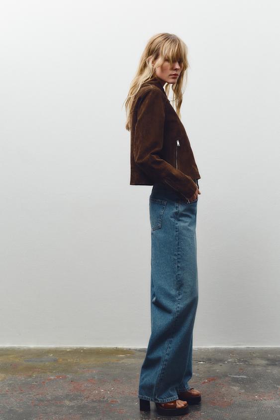 BUNDA 100% KŮŽE - Hnědá od Zara - Obrázek 2