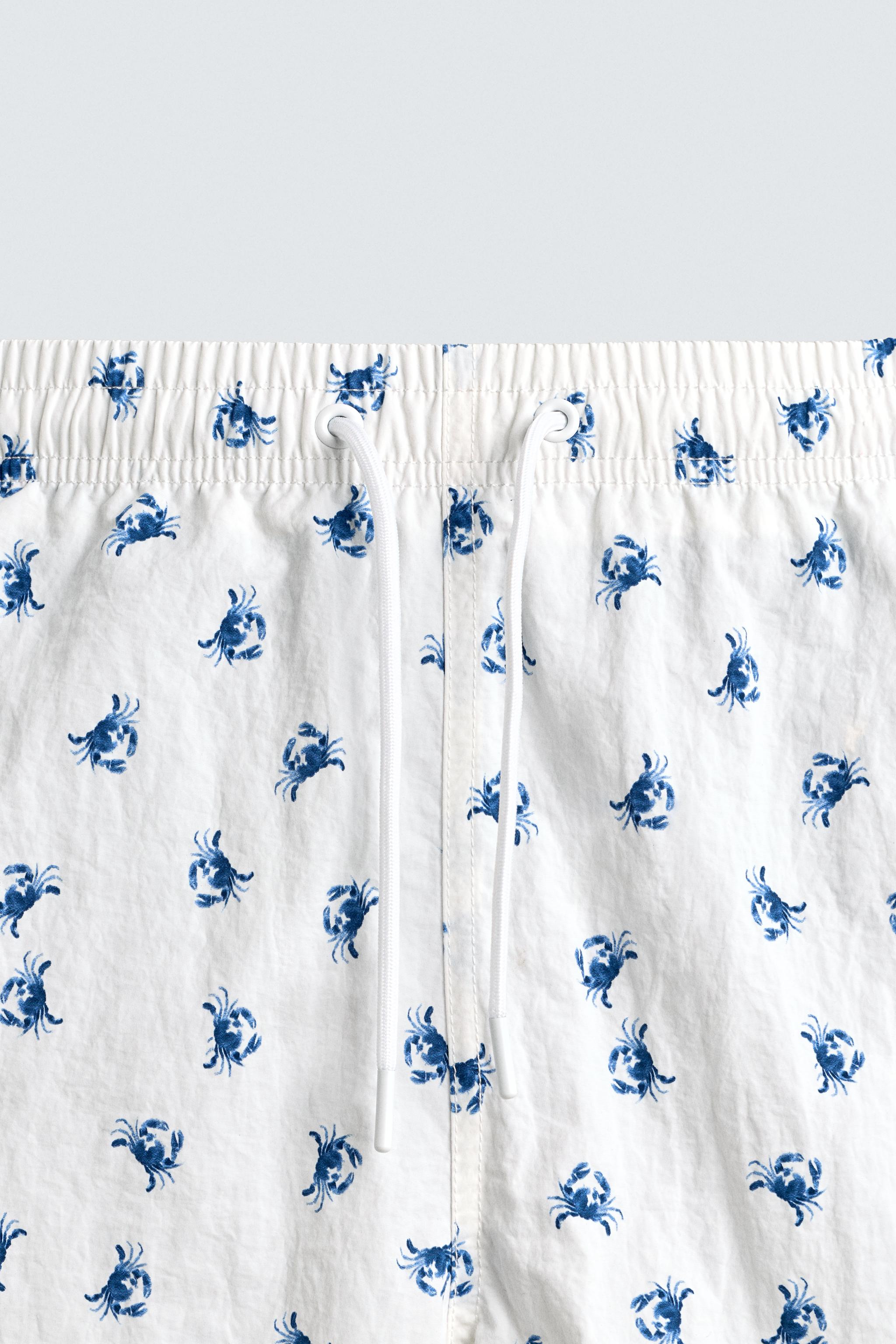 CRAB PRINT SWIMSUIT