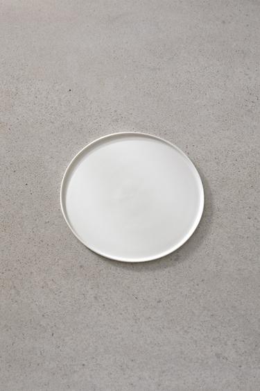 SET OF 2 - PLATE L — ecru-white 2