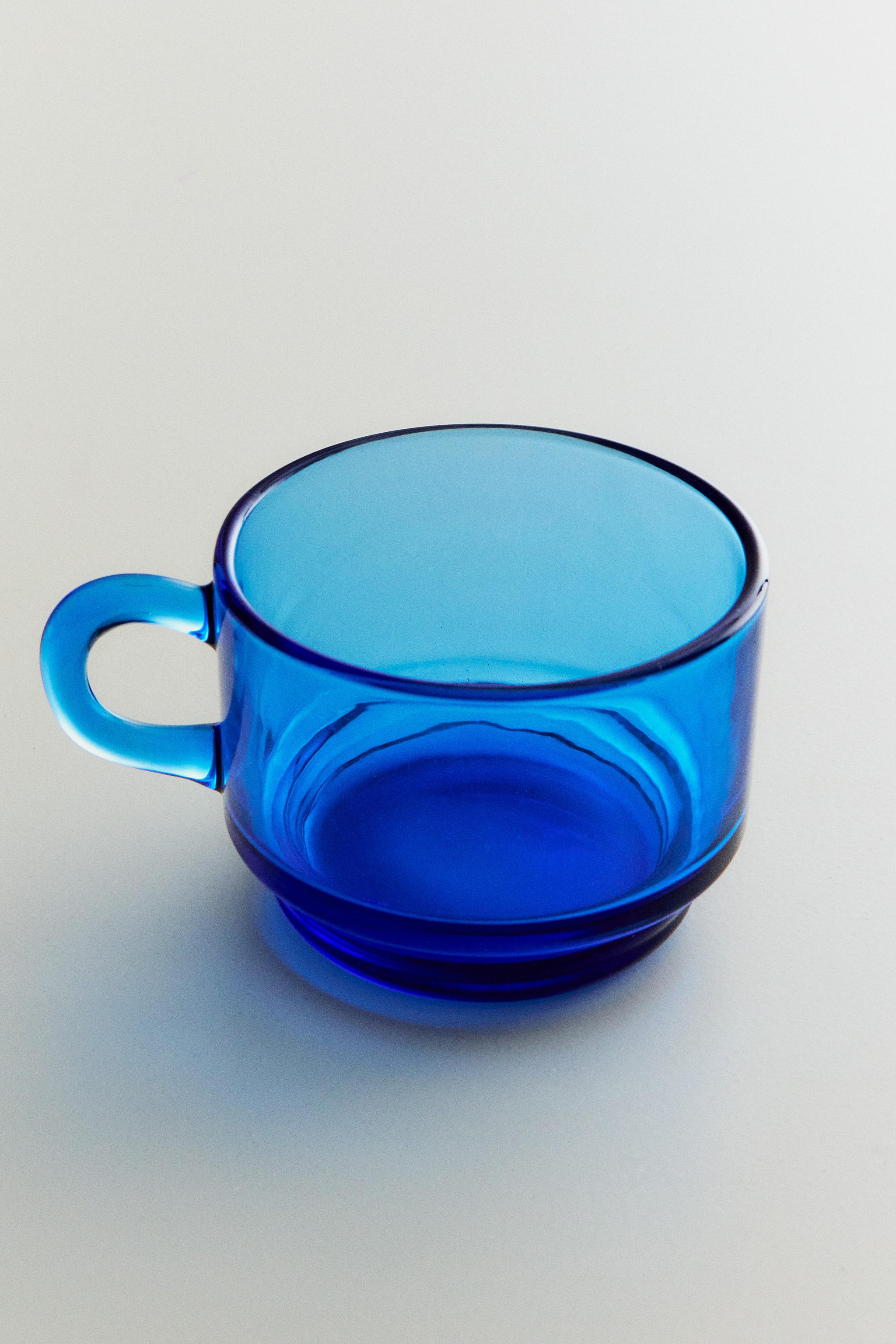 LARGE GLASS MUG