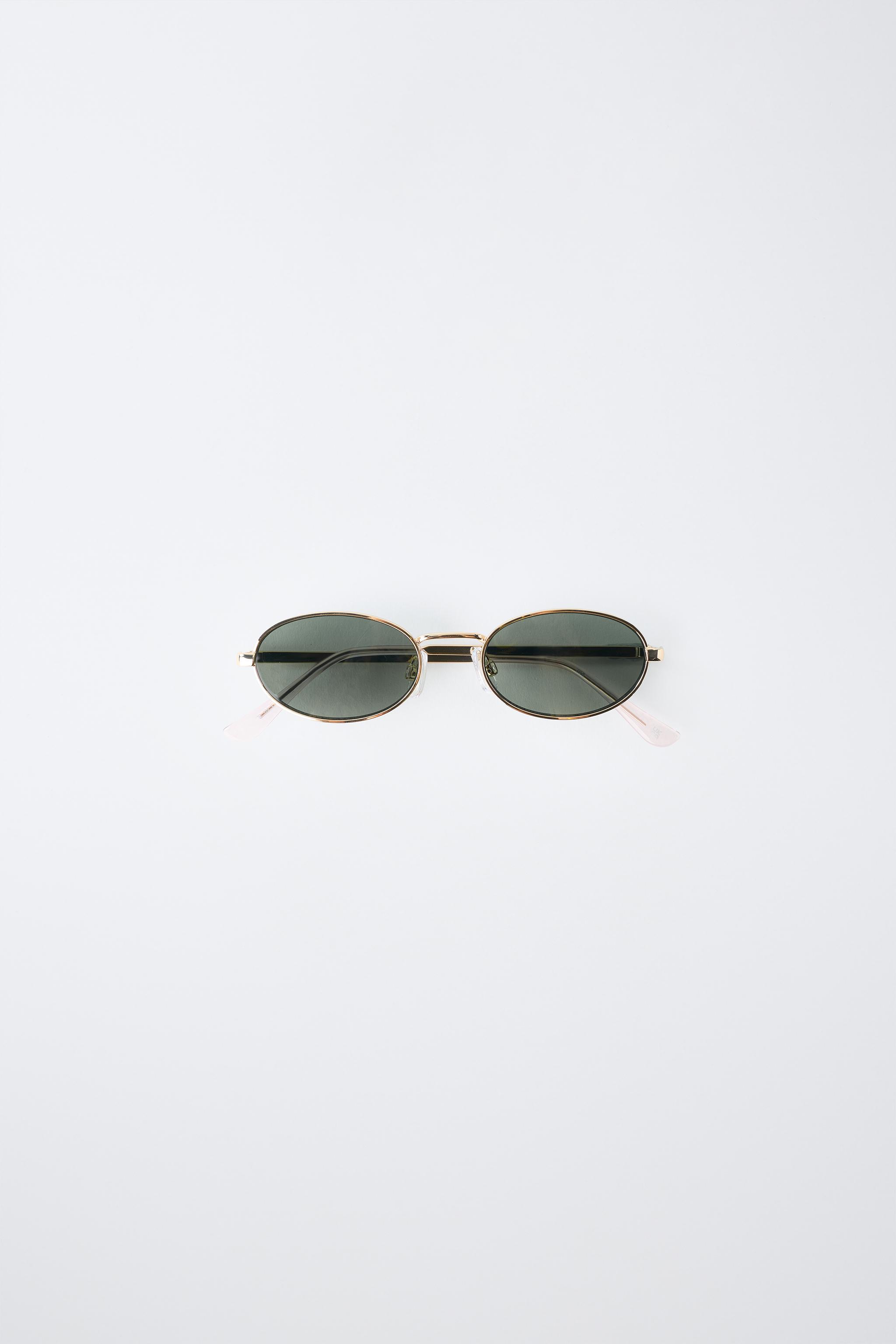 LUNETTES DE SOLEIL MÉTALLIQUES OVALES