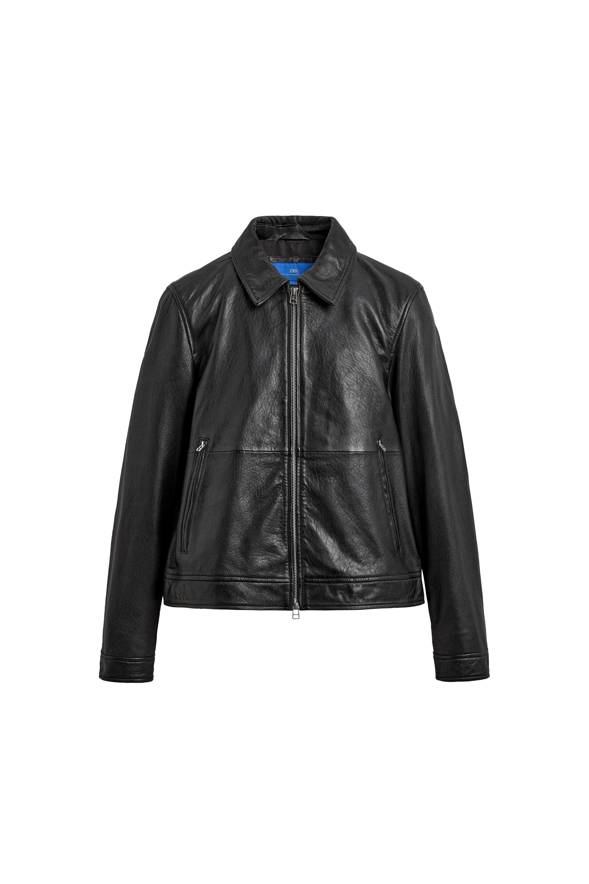 Aaron Levine x ZARA ナッパレザー ジャケット - ブラック | ZARA