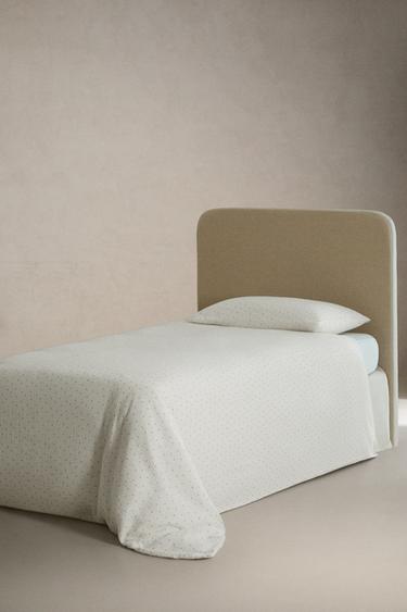 COUETTE ENFANT COTON POINTS - Bleu / Blanc de Zara - Image 1