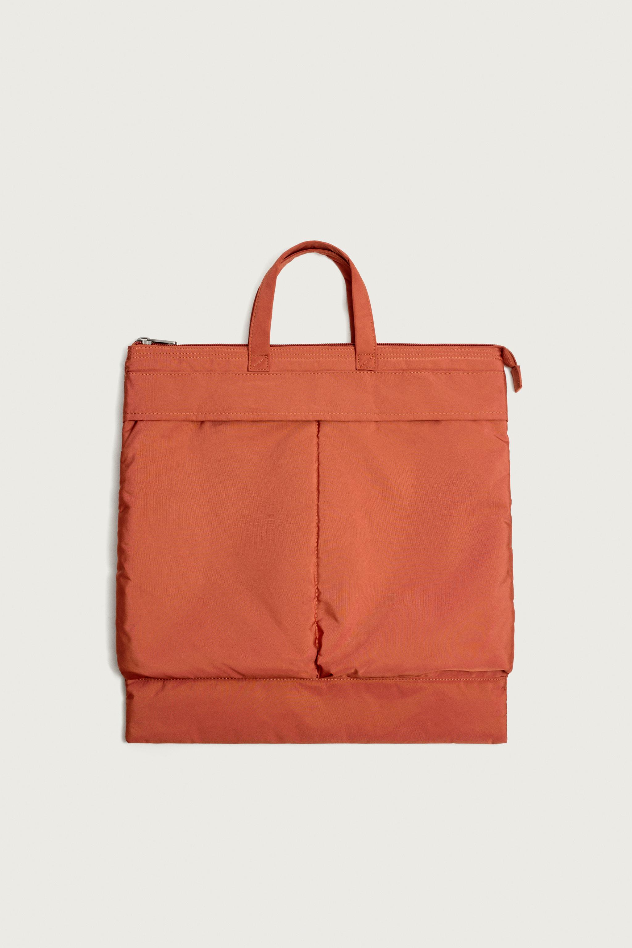 Zara Naylon Tote Çanta görsel 3