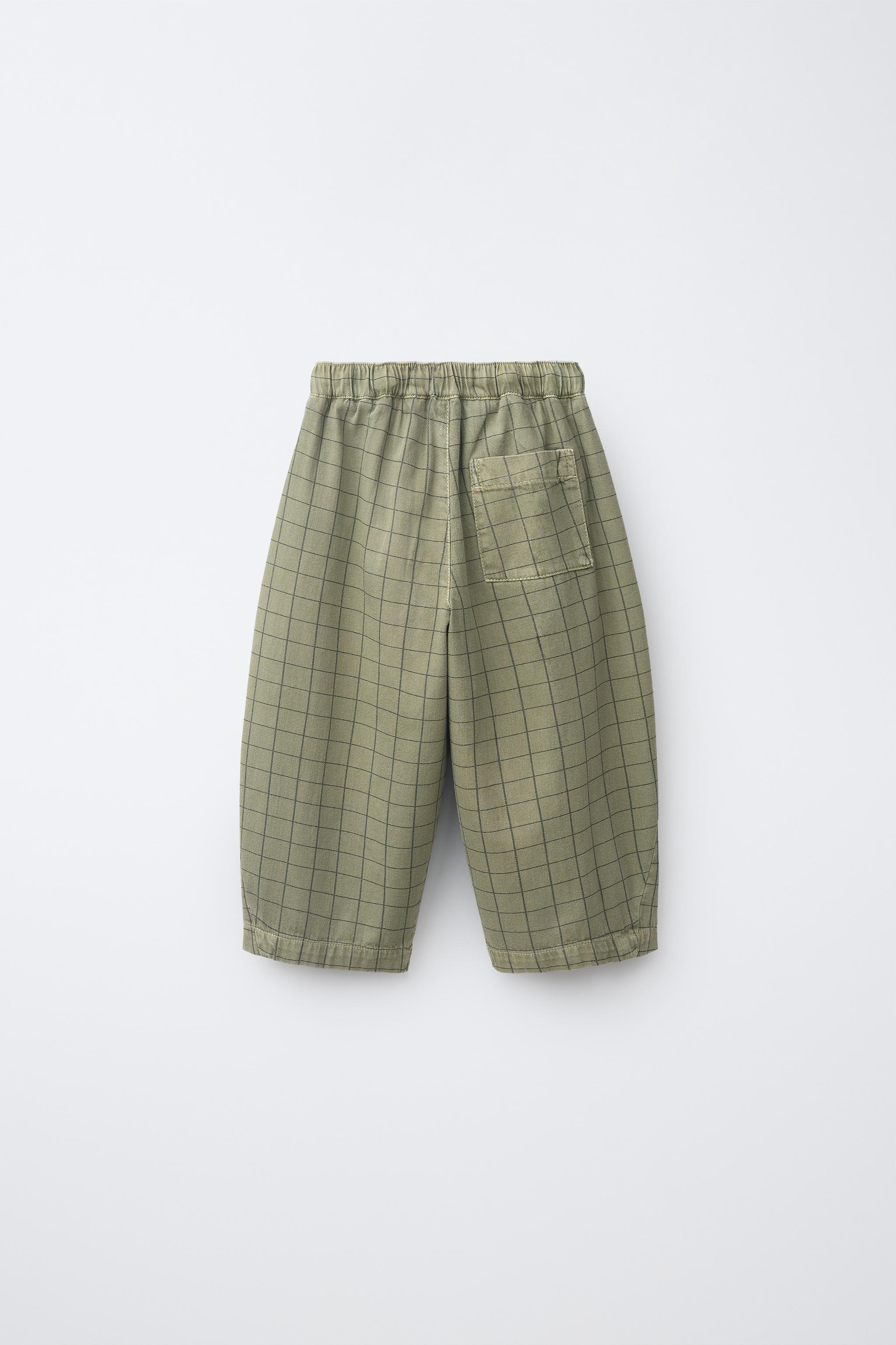 PANTALON BAGGY CONFORT À CARREAUX