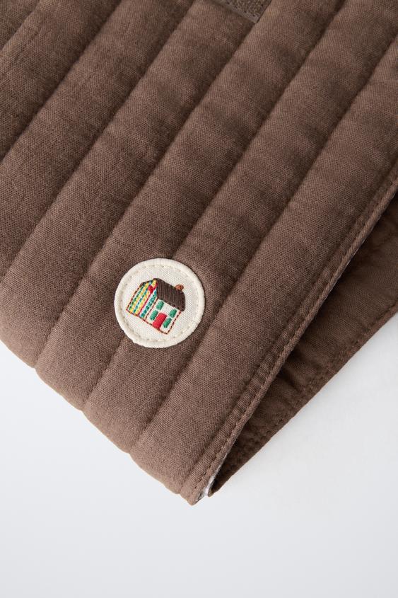 MATELAS À LANGER MATELASSÉ - Marron de Zara - Image 2