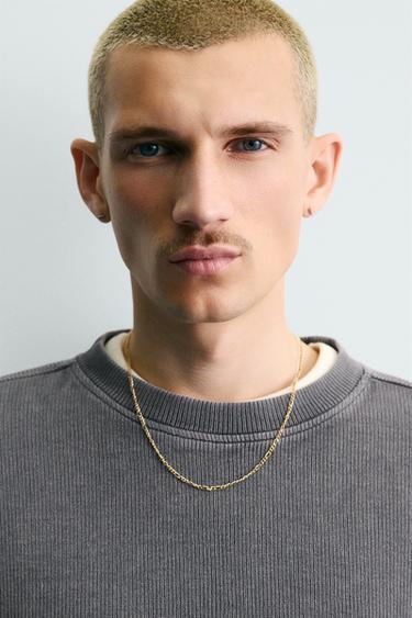 SWEAT STRUCTURÉ DÉLAVÉ - Bleu délavé de Zara - Image 5