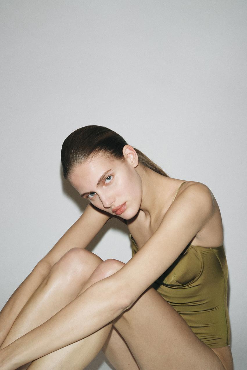 SATIN CAMISOLE BODYSUIT