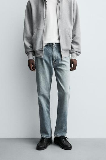 COMFORT SLIM FIT JEANS - Sky blue by Zara