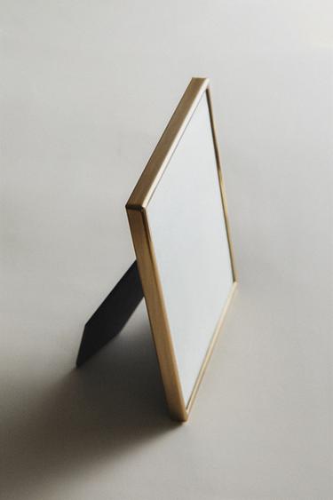 Zara GOLD METAL PHOTO FRAME - Golden