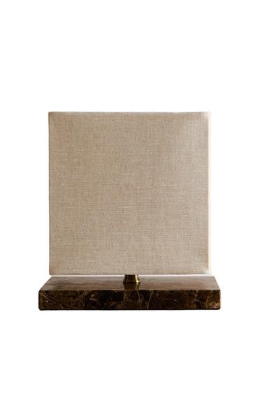 ABAJUR DE MESA CUBO - Cinzento da Zara