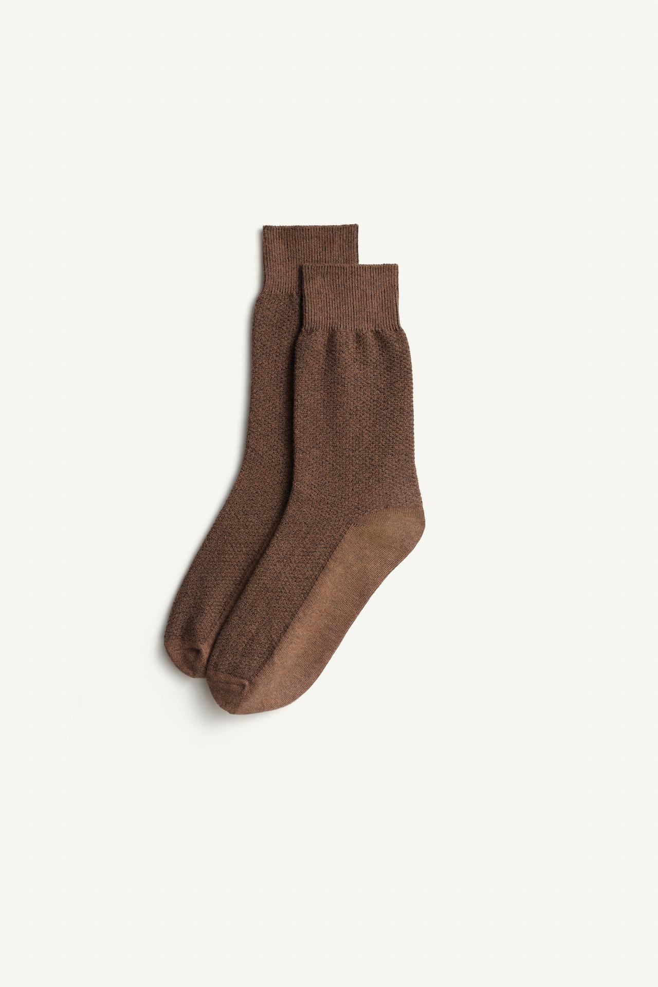 TEXTURED STRUCTURE SOCKS