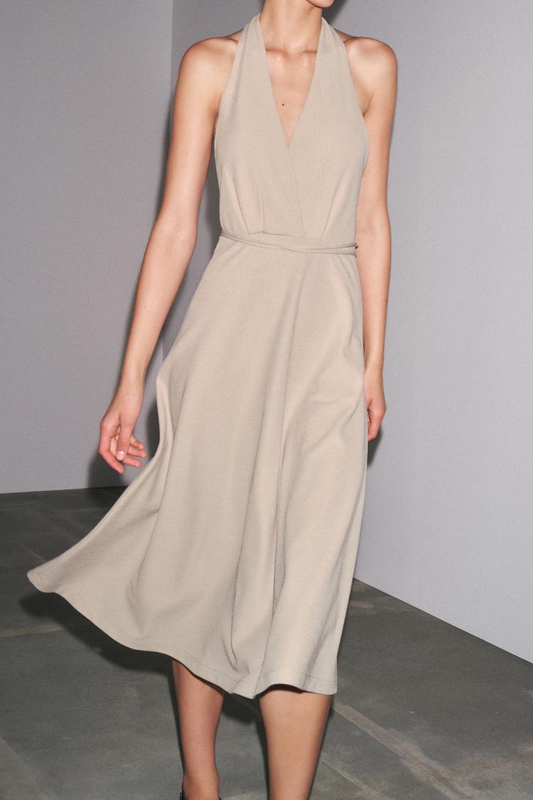 HALTER BELT DRESS