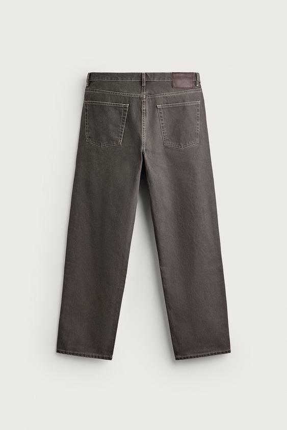 PANTALON STRAIGHT FIT - Marron de Zara - Image 7