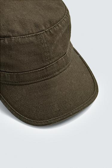 WASHED COTTON CAP - Brown by Zara - Image 5