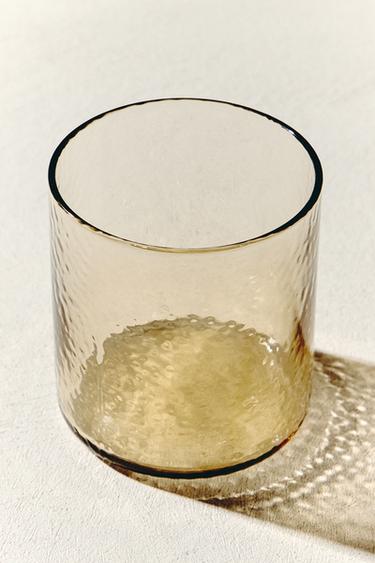 VERRE EN VERRE RECYCLABLE MARTELÉ - Caramel de Zara - Image 5