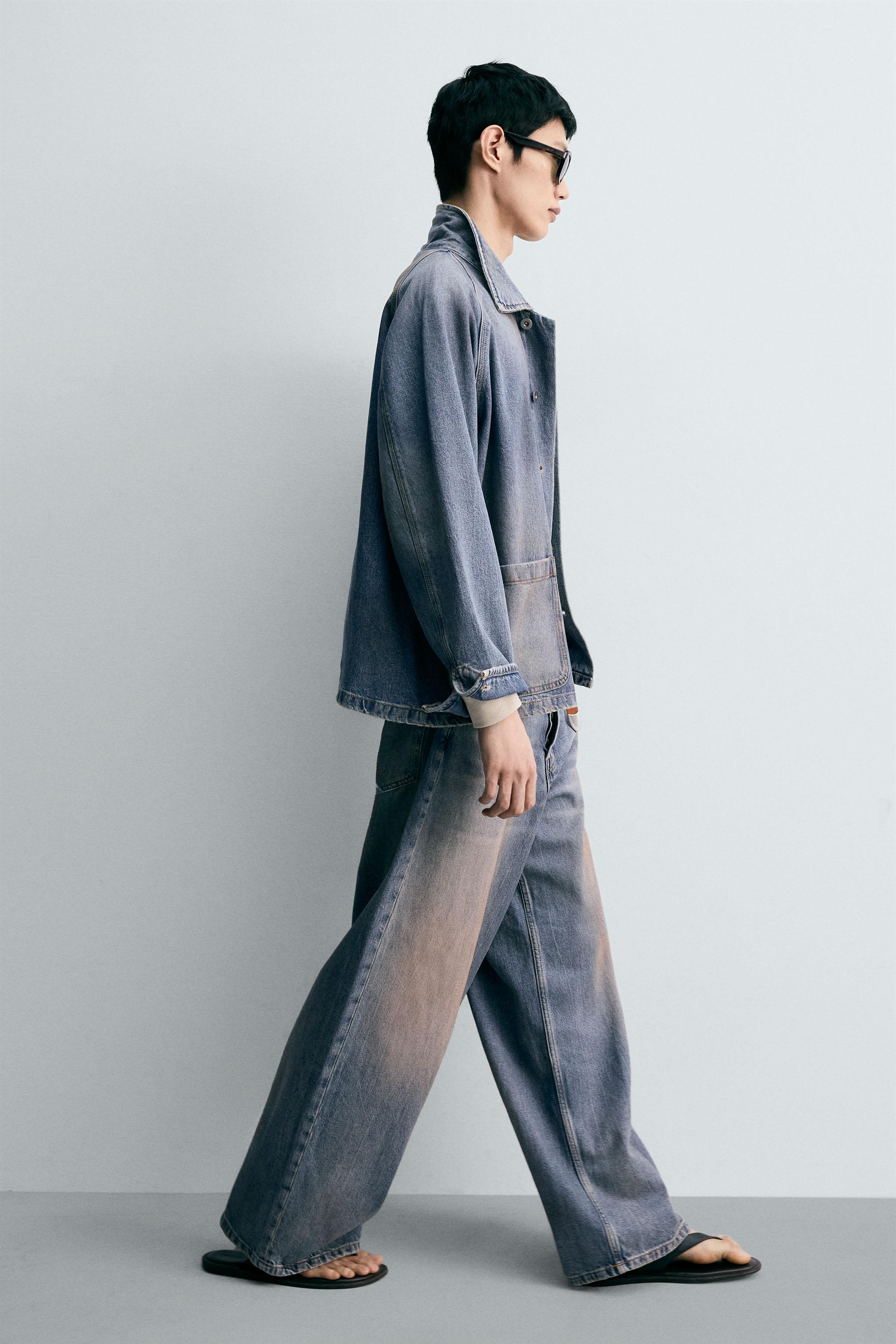 VINTAGE WASH BAGGY FIT JEANS