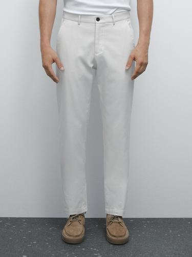 Pantalón estructura slim fit - Arena de Zara