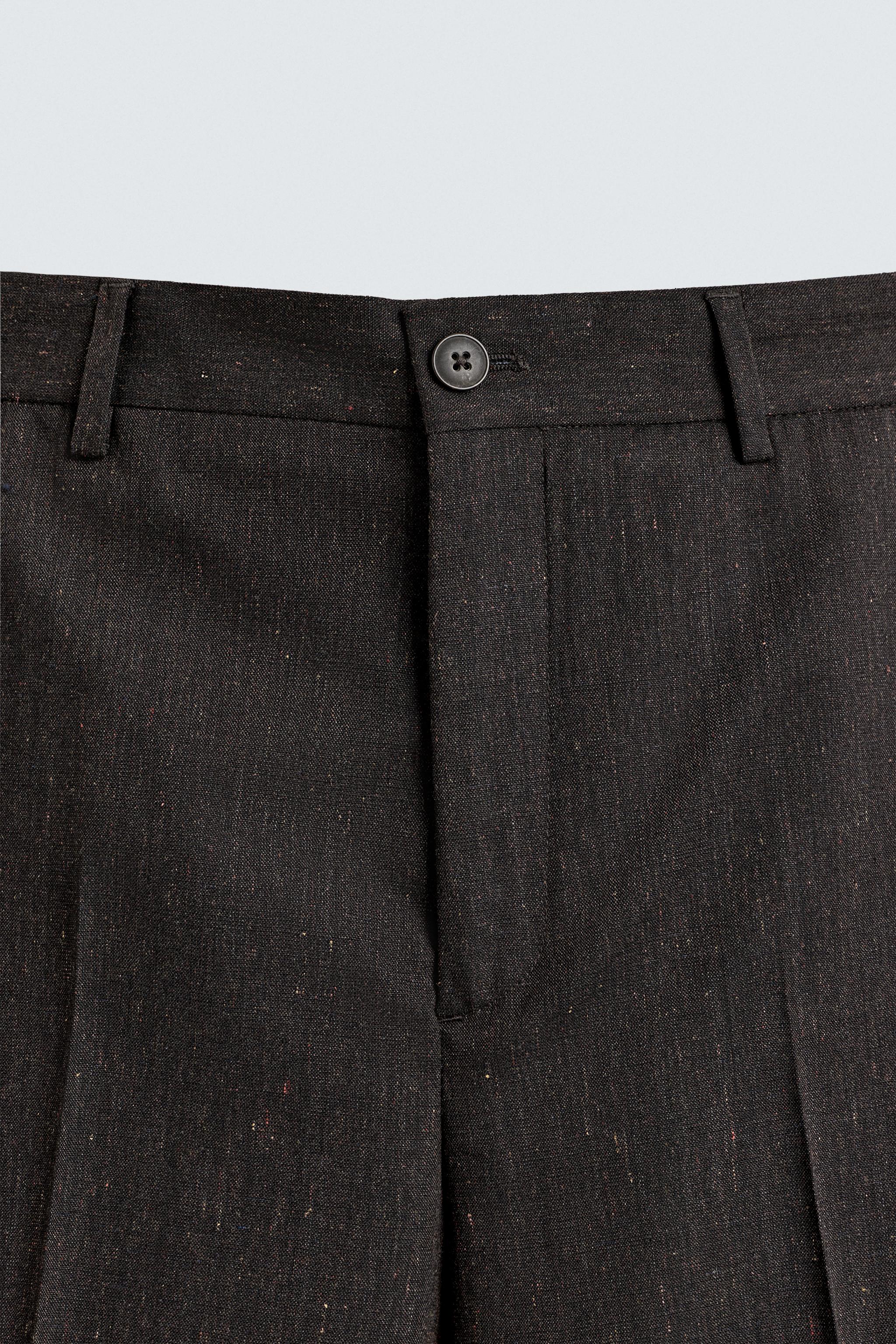 WOOL SUIT PANTS - brown vigore | ZARA United States
