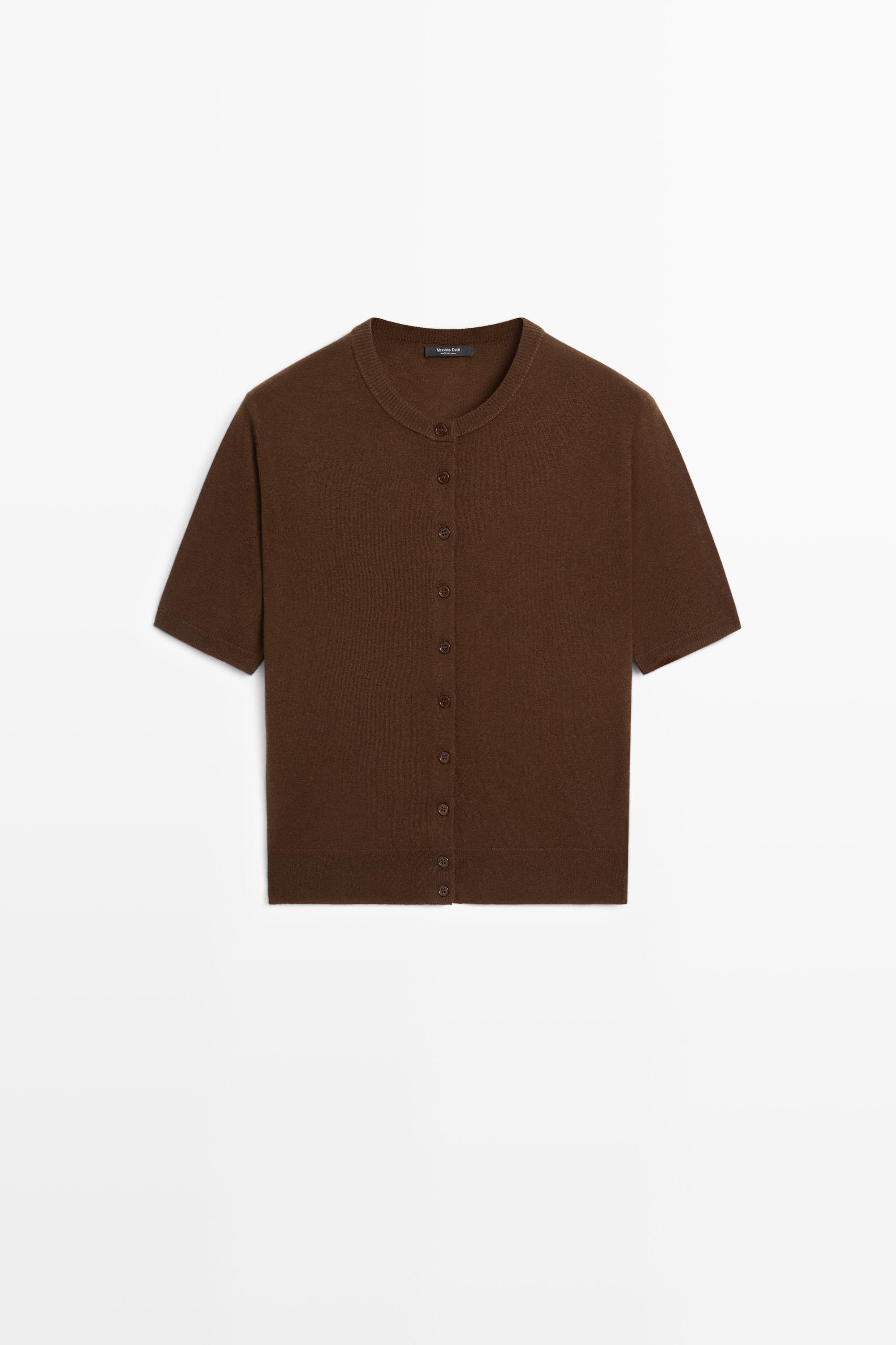 Short sleeve cardigan