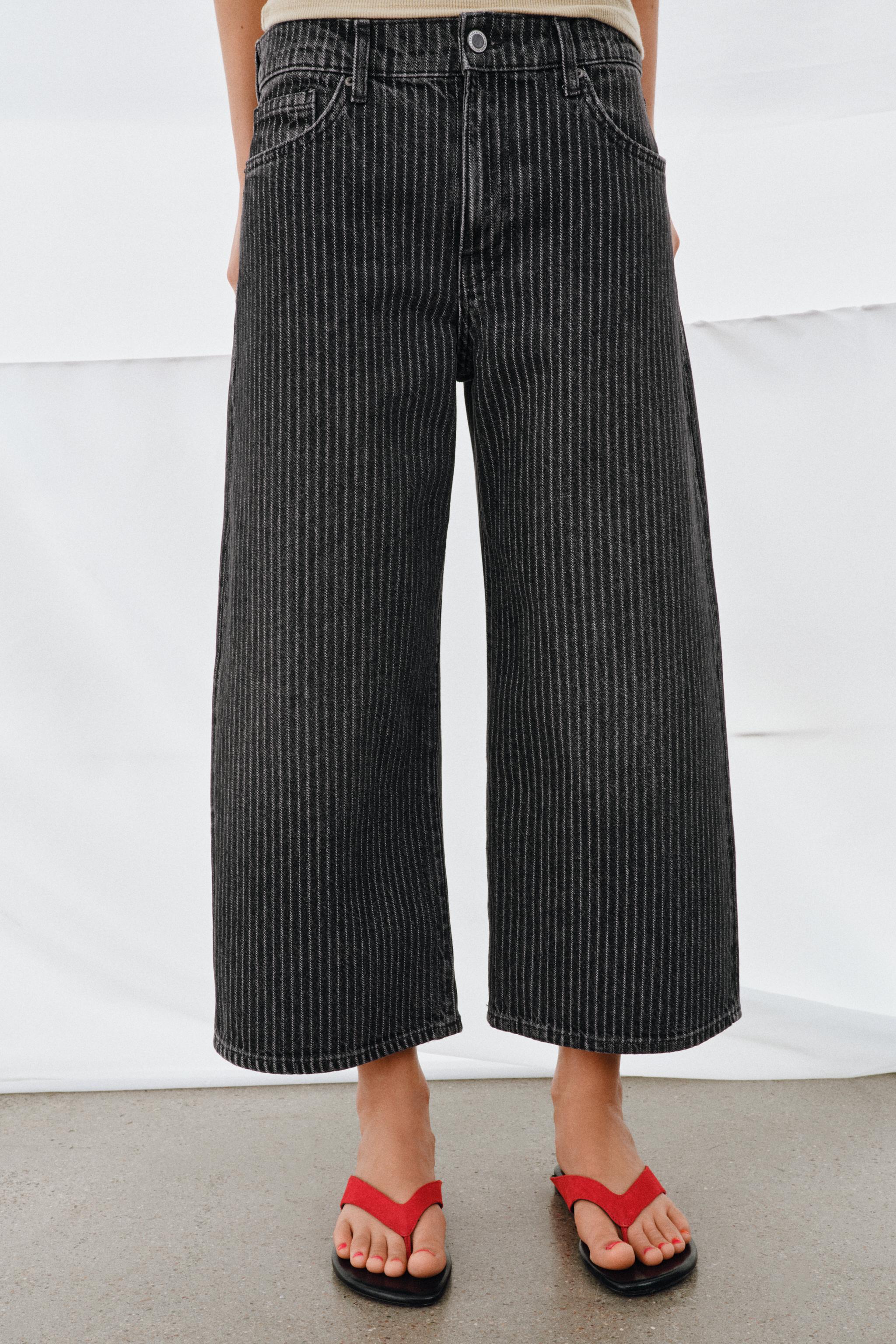JEANS ZW COLLECTION JUPE-CULOTTE TAILLE MOYENNE À RAYURES