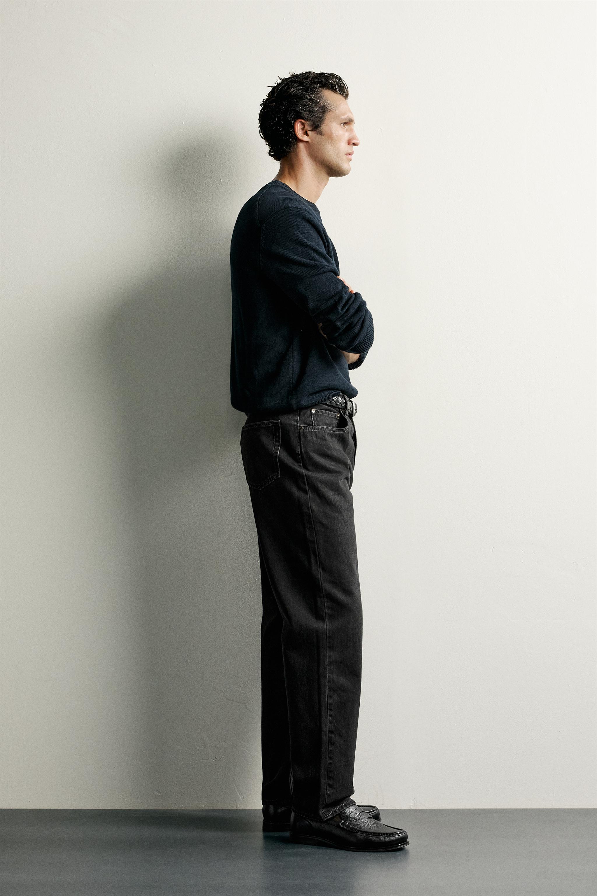 Мужские джинсы Zara STRAIGHT FIT JEANS — фото 4