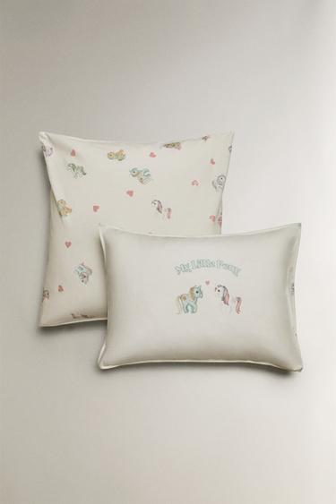 KIDS' MY LITTLE PONY© HEART PRINT PILLOWCASE - Multicoloured by Zara - Image 0