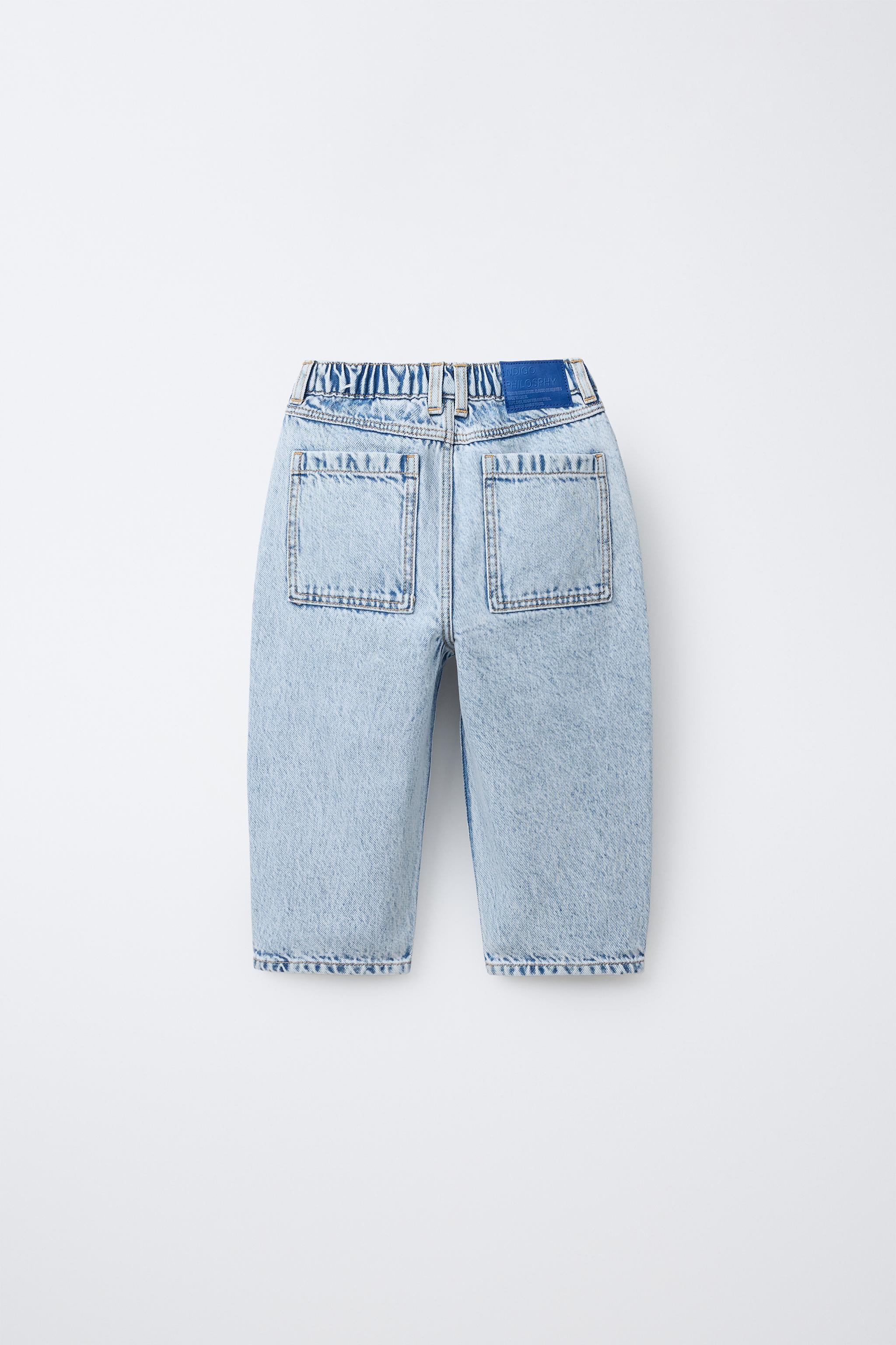 バギーリラックスフィットデニムパンツ - ライトブルー | ZARA Japan