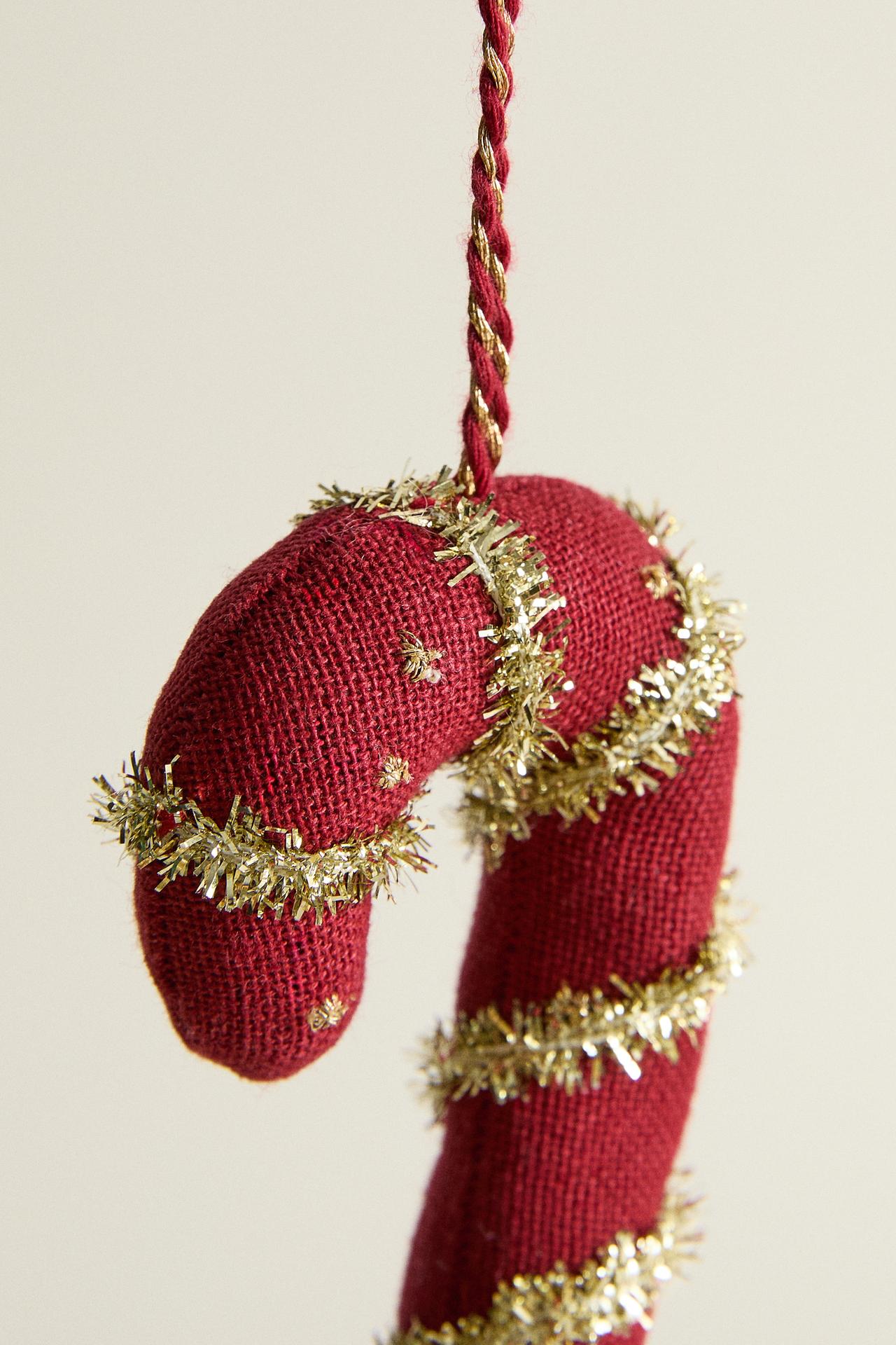 CANDY CANE CHRISTMAS TREE DECORATION (PACK OF 3) — Multicolored
