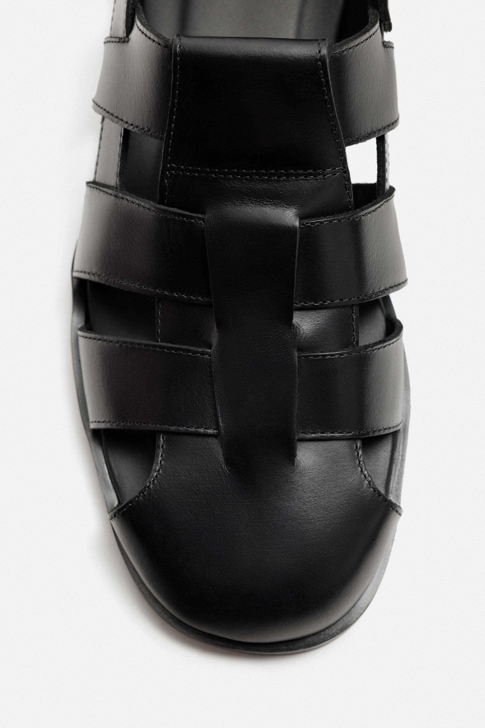 【ZARA】ケージサンダル レザー ブラック | 2488/520/800 ケージサンダル レザー - ブラック | ZARA Japan / 日本