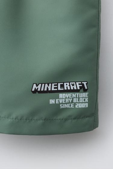 6-14 YEARS/ MINECRAFT © MOJANG AB. ™ SWIM SHORTS - Green by Zara - Image 3