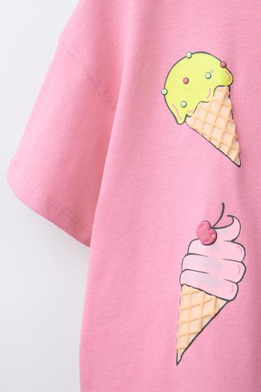 6-14 YEARS/ ICE CREAM RAISED PYJAMAS - Pink by Zara - Image 4