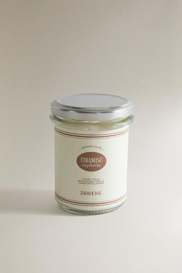 (130 G) TIRAMISU EUPHORIA SCENTED CANDLE – Khaki a ZARA-tól
