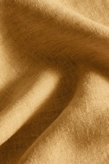NAPPE LIN DÉLAVÉ - Moutarde de Zara - Image 3