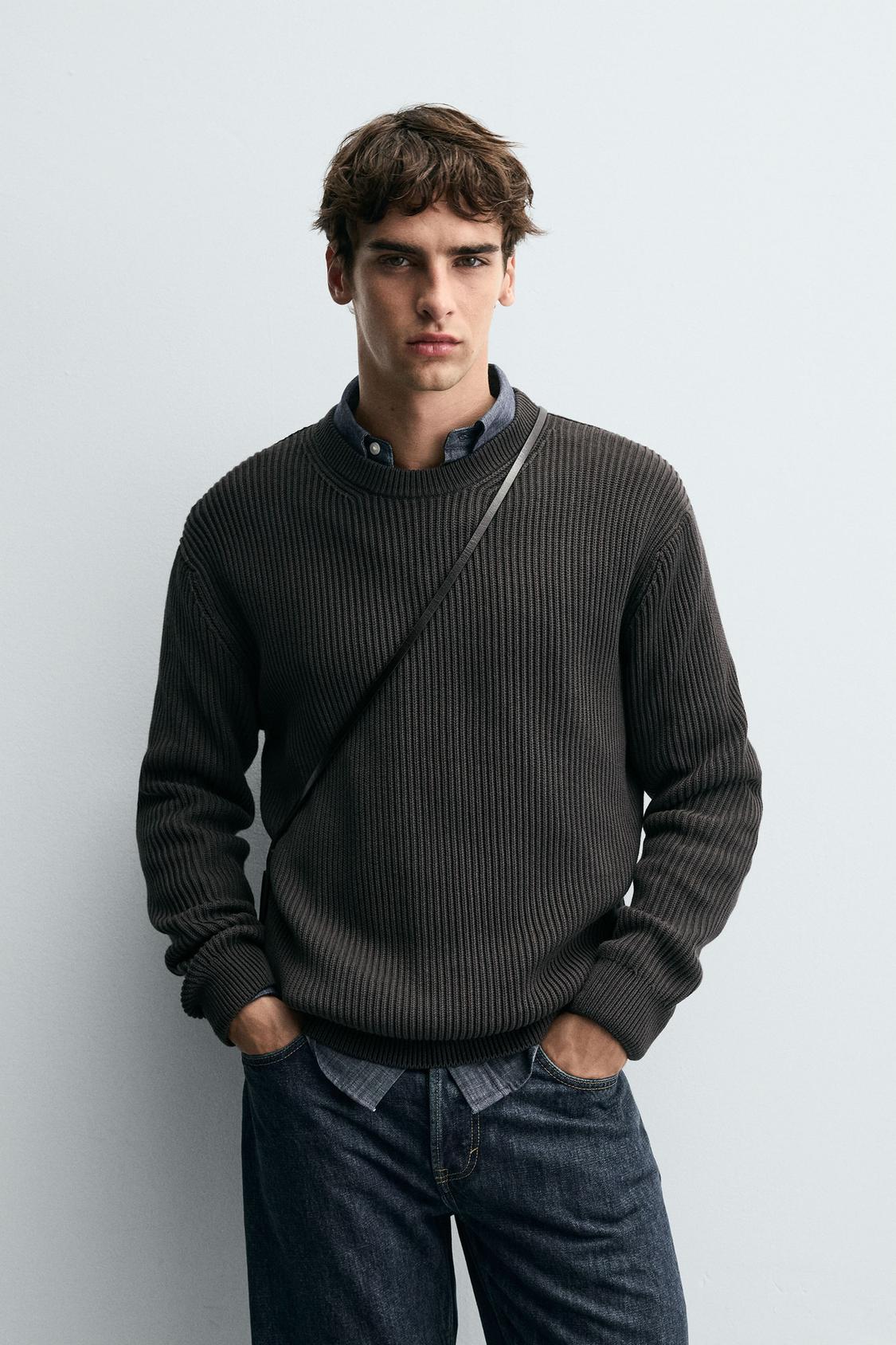 RIBBED TEXTURED SWEATER