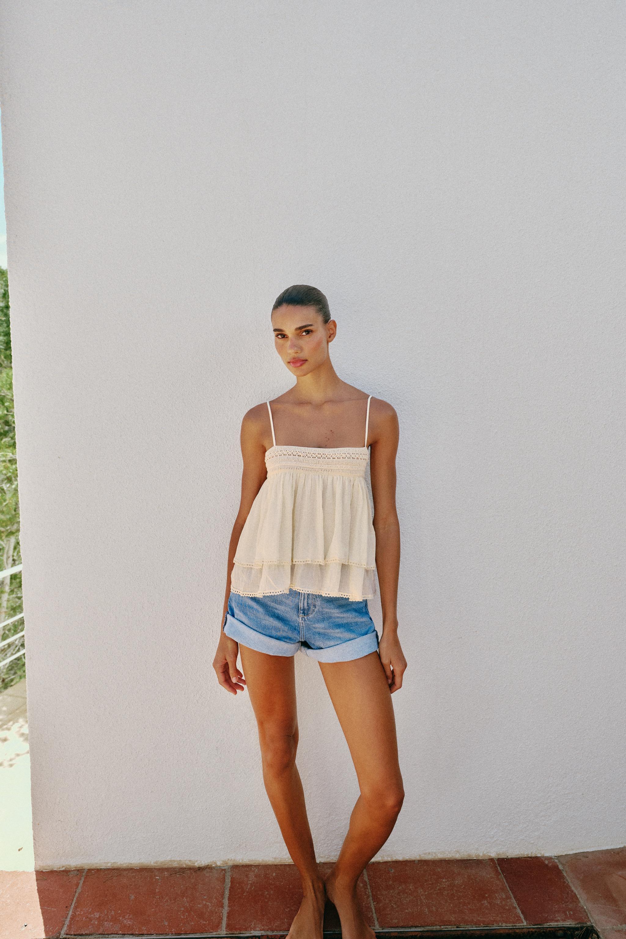 ROMANTIC STRAPPY TOP