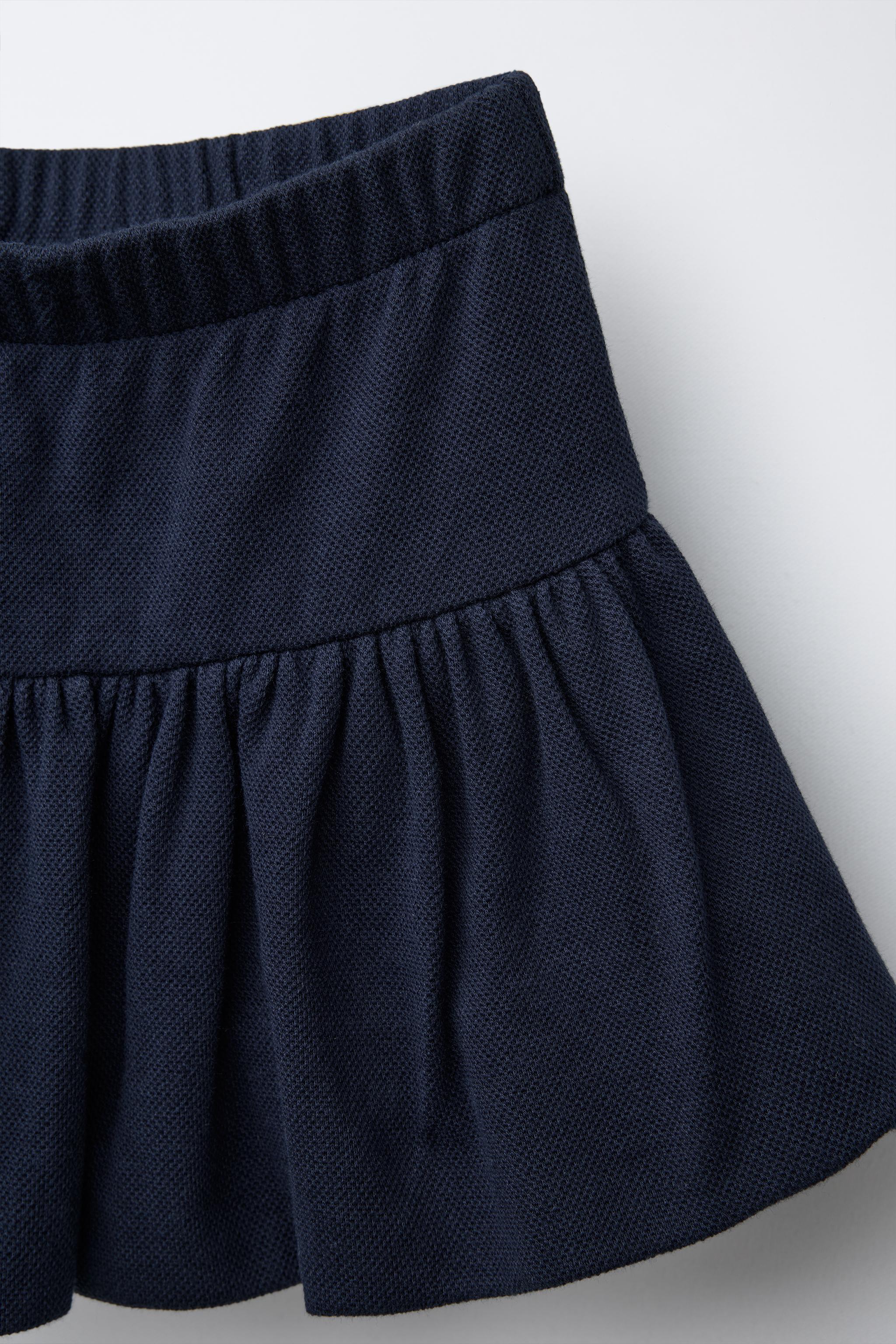 ふぐり2 FALDA MIDI PUNTO - Rosa palo | ZARA Chile