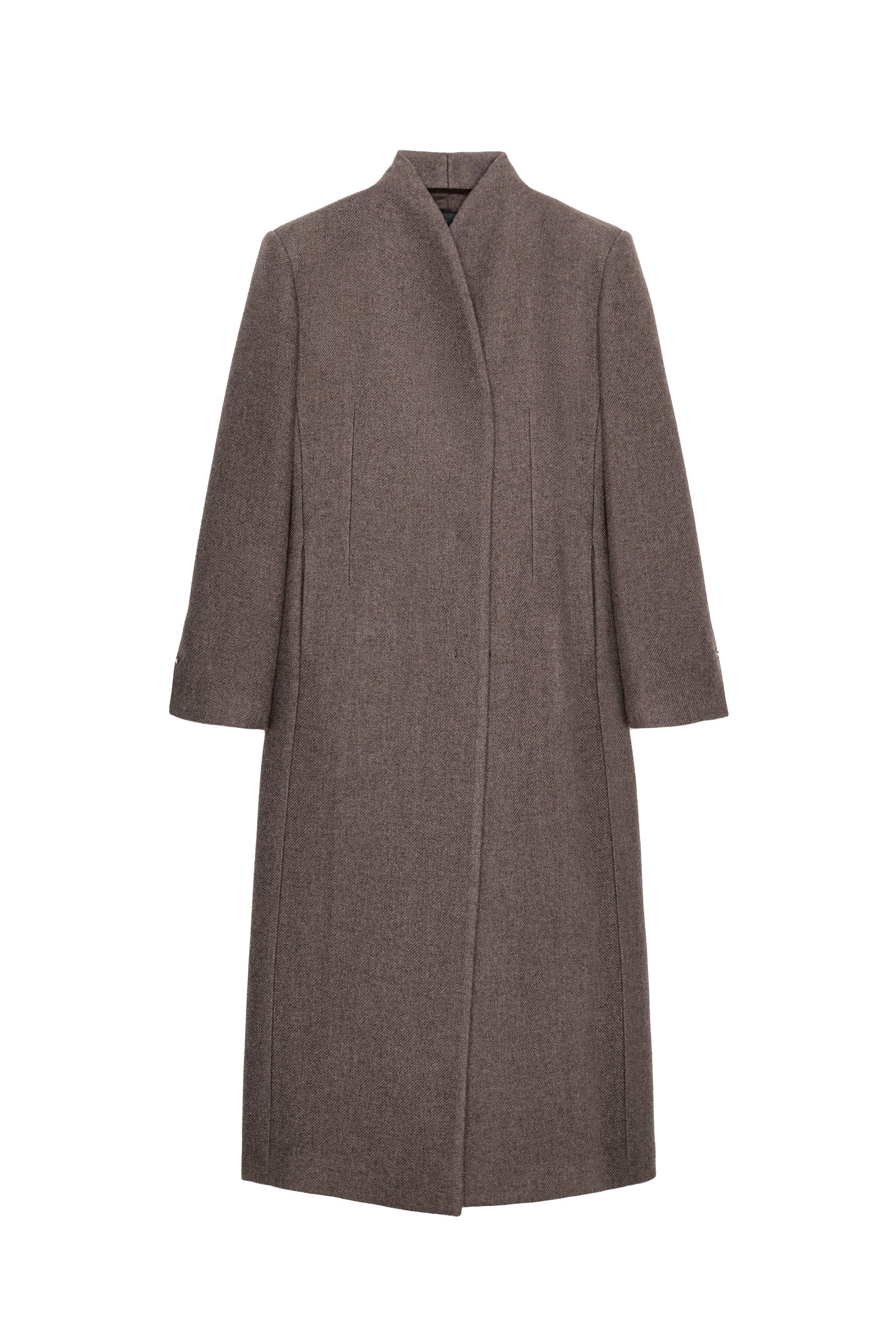 MANTECO WOOL COAT ZW COLLECTION LIMITED EDITION - Brown / Taupe