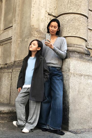 ABRIGO PAÑO - Gris medio de Zara