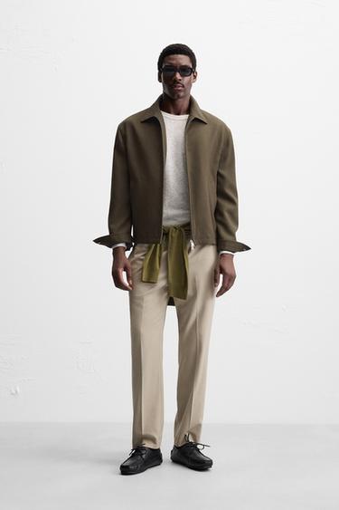 HOSE MIT JOGGER-BUND COMFORT - Sandfarben von Zara