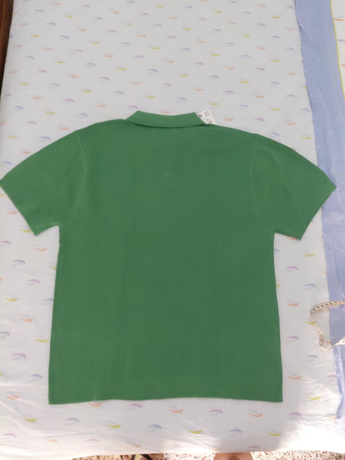 PLAIN TEXTURED POLO SHIRT - Image 5