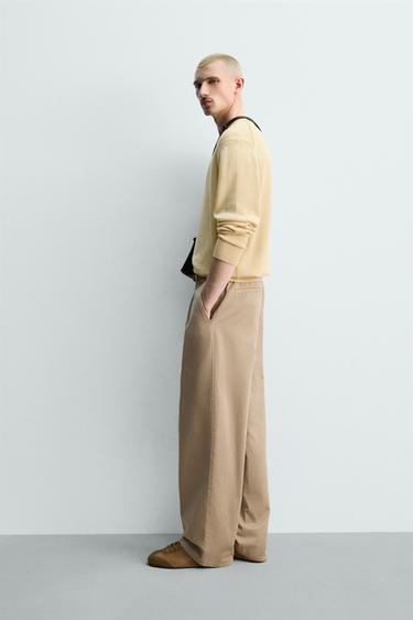 REGULAR FIT COTTON JUMPER - Vanilla by Zara - Image 3