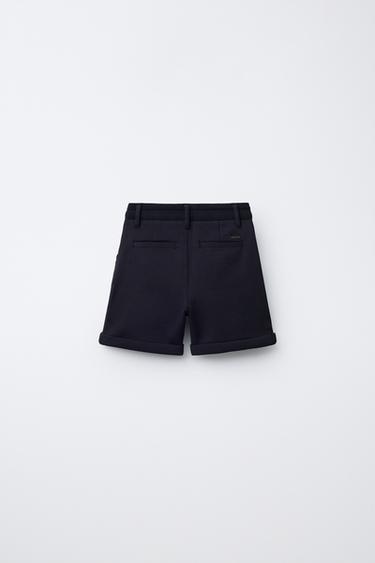 COMFORT BERMUDA SHORTS - Navy blue by Zara - Image 1