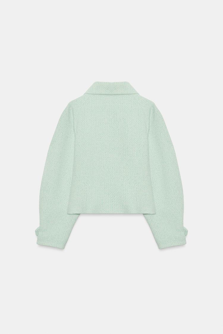 Chaqueta texturizada con cierre 5