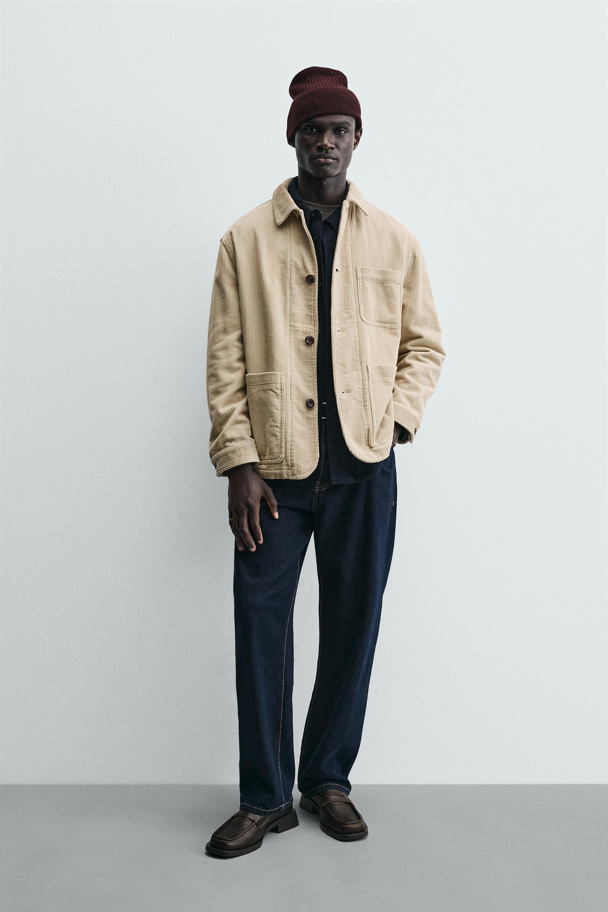 CORDUROY POCKET JACKET - Ecru | ZARA South Africa
