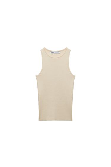 KNIT HALTER TOP